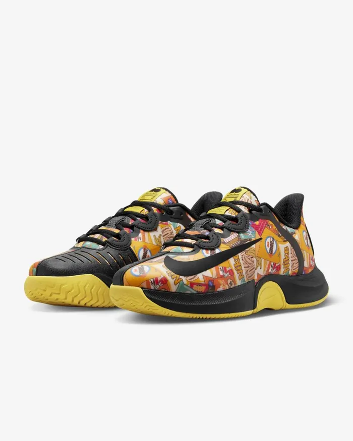 Women Nike All Shoes NikeCourt Air Zoom GP Turbo Naomi Osaka Premium Blacksiren Redracer Bluevivid Sulphur