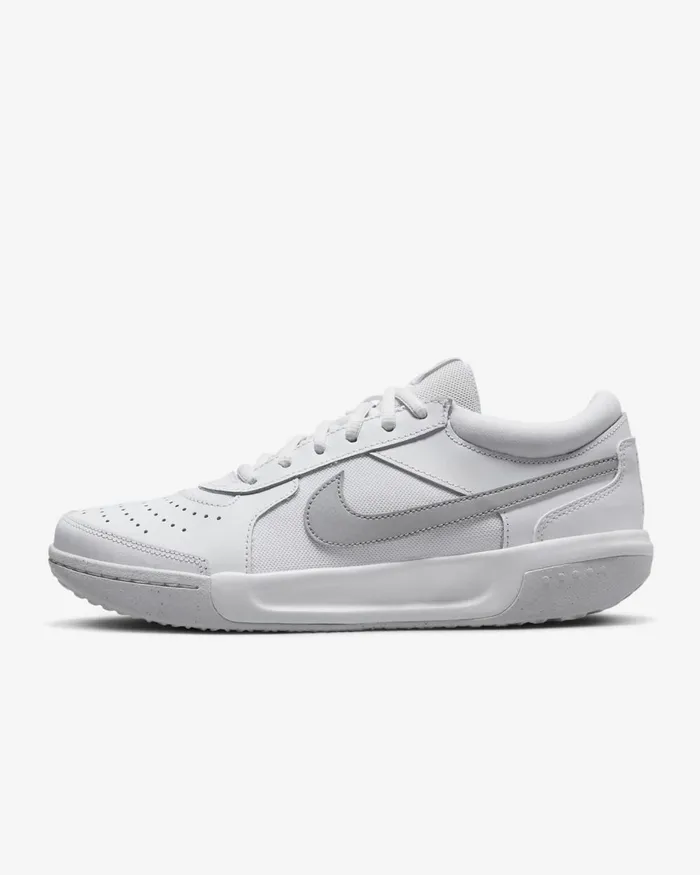 Women Nike All Shoes NikeCourt Air Zoom Lite 3 Whitemetallic Silver