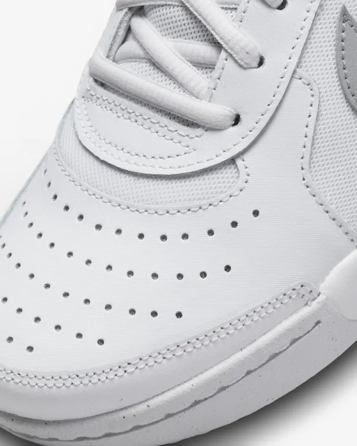 Women Nike All Shoes NikeCourt Air Zoom Lite 3 Whitemetallic Silver