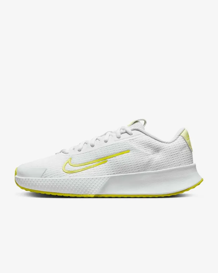 Women Nike All Shoes NikeCourt Vapor Lite 2 Whiteluminous Greenhigh Voltage