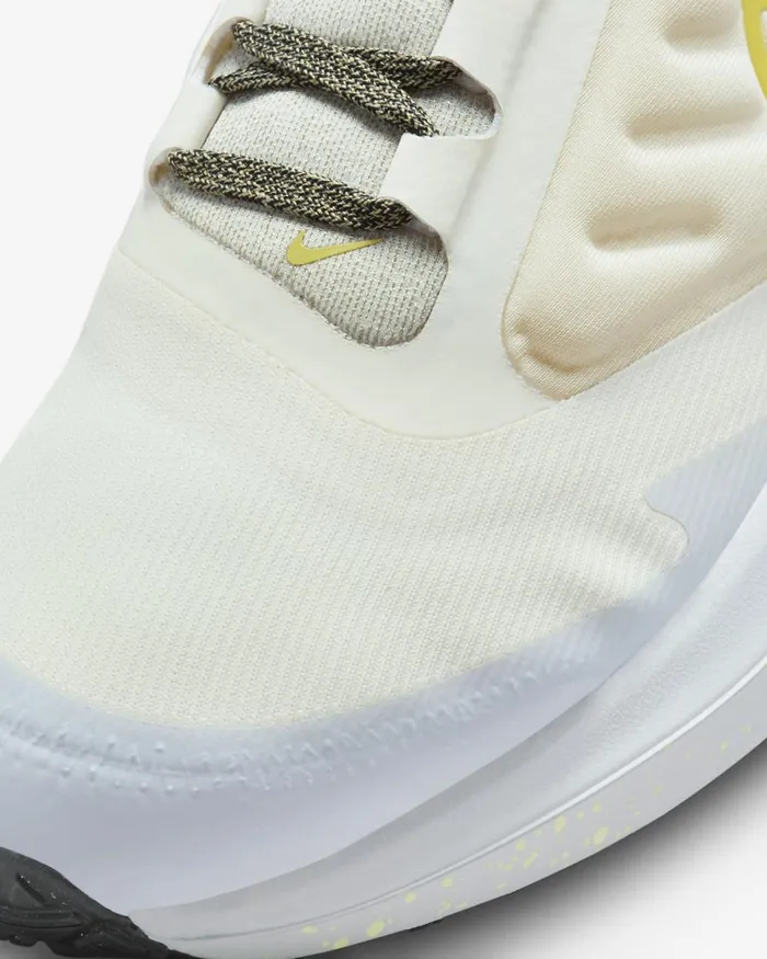 Women Nike All Sports Air Winflo 9 Shield Pale Ivoryneutral Olivesea Glasshigh Voltage
