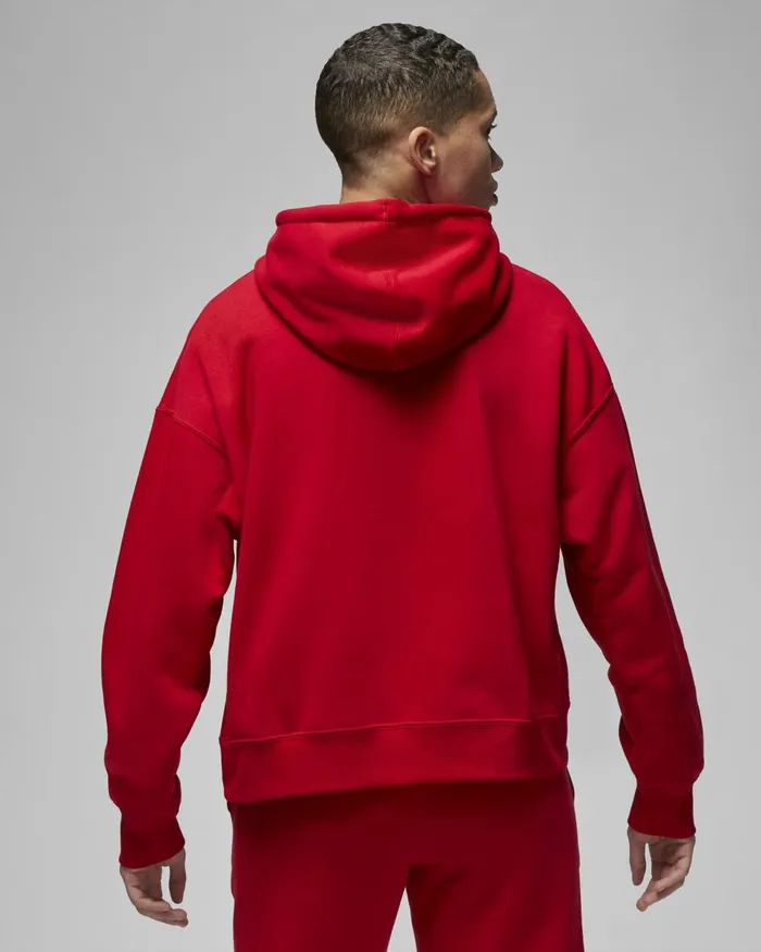 Women Nike Hoodies And Sweatshirts Jordan Brooklyn Fleece Gym Redwhite