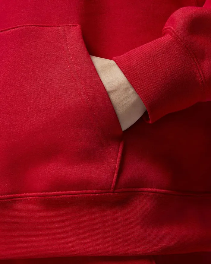 Women Nike Hoodies And Sweatshirts Jordan Brooklyn Fleece Gym Redwhite