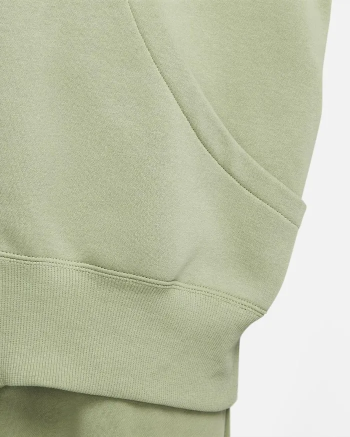 Women Nike Hoodies And Sweatshirts Sportswear Phoenix Fleece Oil Greenblack