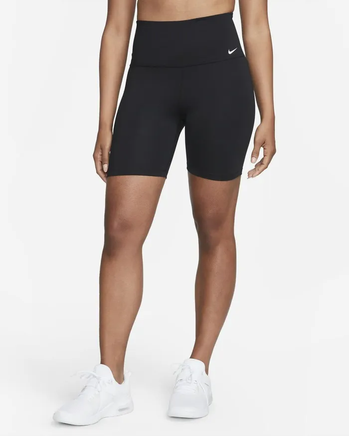 Women Nike Shorts DriFIT One Blackwhite