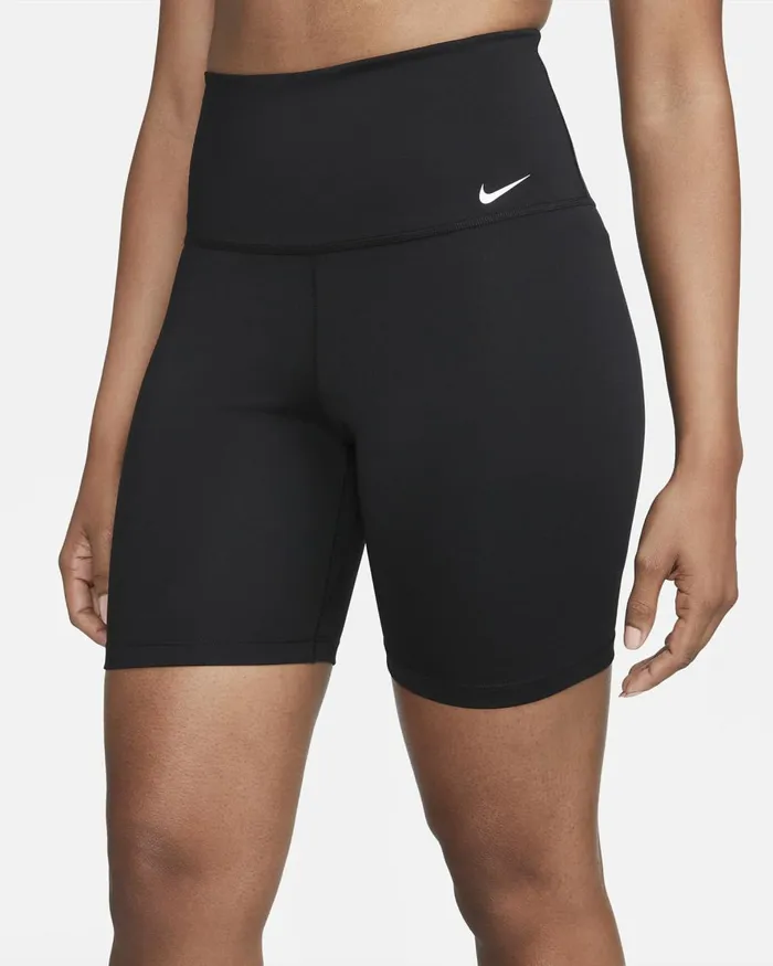 Women Nike Shorts DriFIT One Blackwhite
