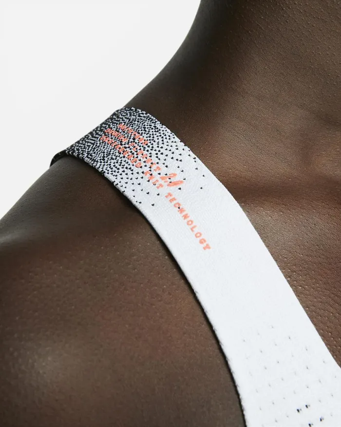 Women Nike Sports Bras Swoosh Flyknit Blackwhitebright Crimson