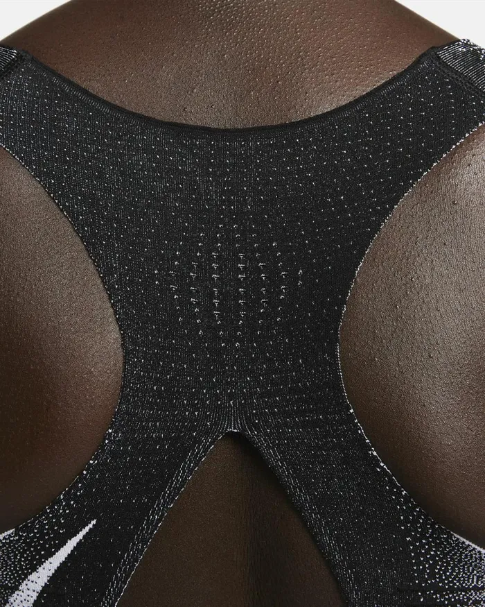 Women Nike Sports Bras Swoosh Flyknit Blackwhitebright Crimson