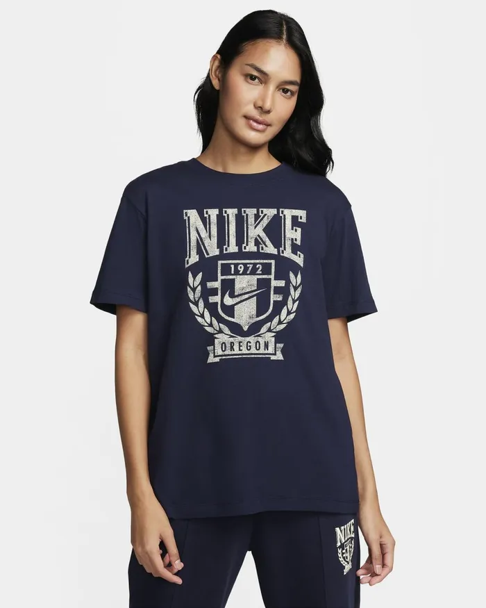 Women Nike Tops And TShirts Sportswear Obsidian