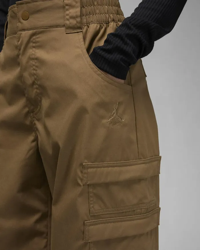 Women Nike Trousers Jordan Chicago Brown Kelp