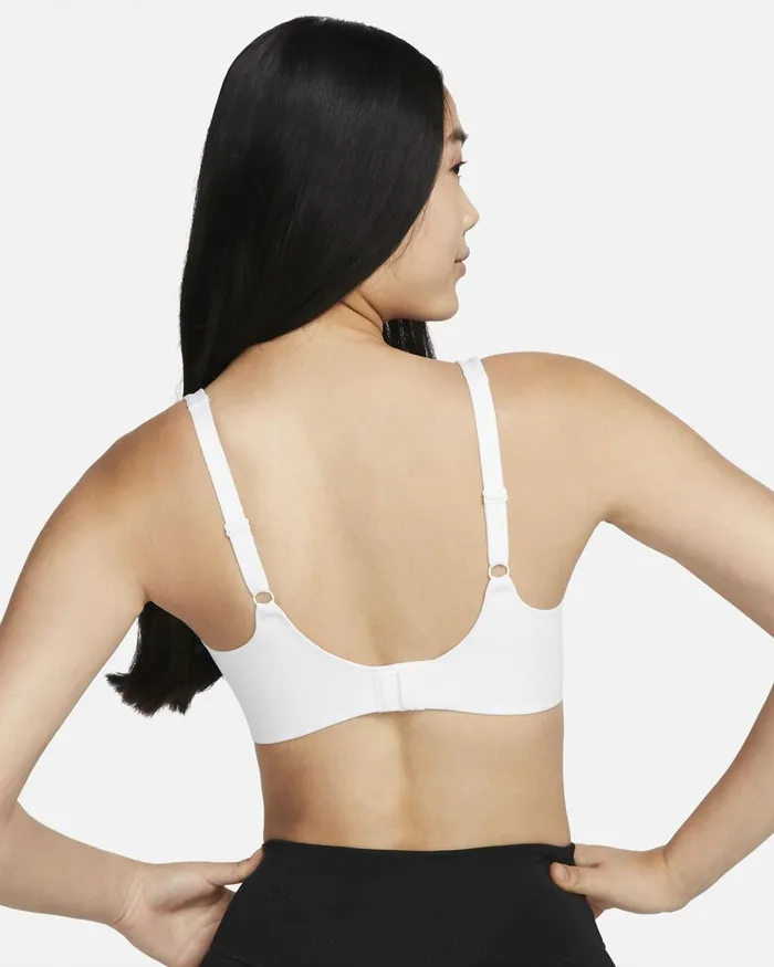 Women Nike Yoga Alate Coverage Whitestone Mauveblack