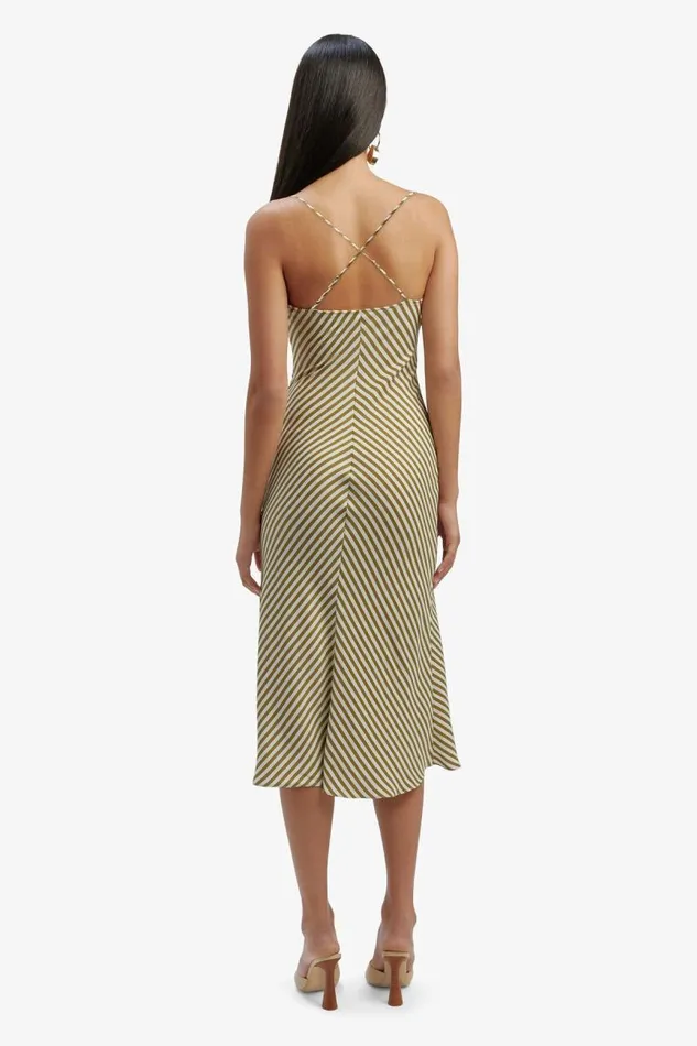 Women Occasion Dresses Bardot Olympia Stripe Slip Dress In Green Stripe Green Stripe Women Occasion Dresses Bardot Olympia Stripe Slip Dress In Green Stripe Green Stripe