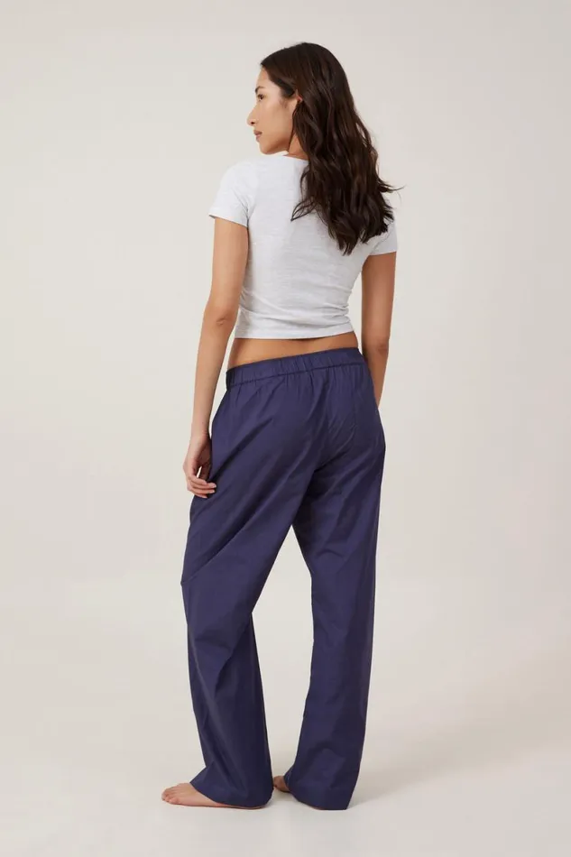 Women Pajamas Cotton On Boyfriend Boxer Pant Midnight Rain