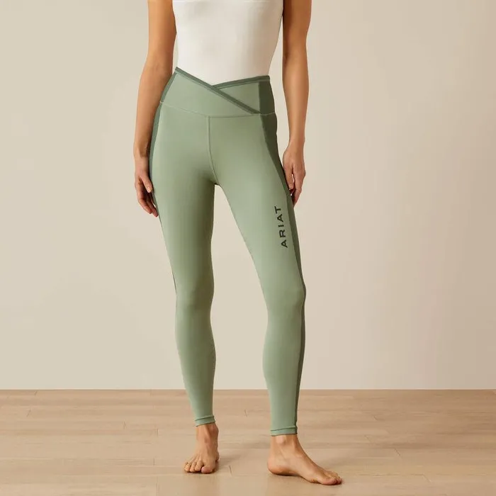 Women Pants and Shorts Ariat Eos Chic Half Grip Tight Lily Pad