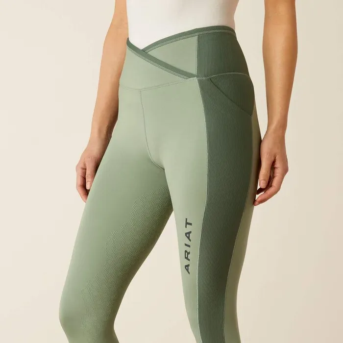Women Pants and Shorts Ariat Eos Chic Half Grip Tight Lily Pad Women Pants and Shorts Ariat Eos Chic Half Grip Tight Lily Pad
