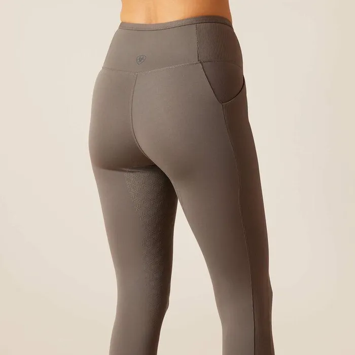 Women Pants and Shorts Ariat Eos Chic Half Grip Tight Plum Grey
