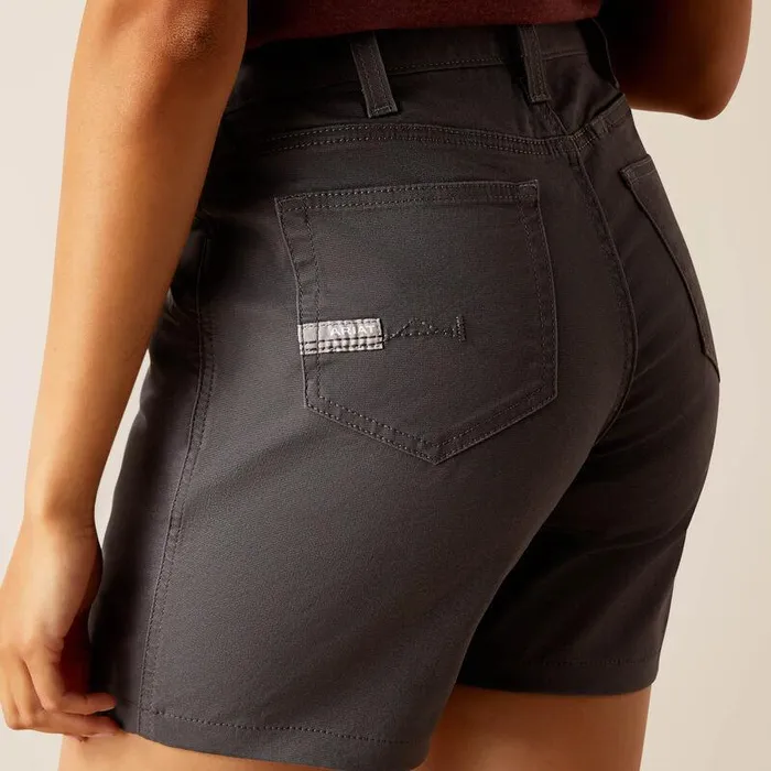 Women Pants and Shorts Ariat Rebar PR Made Tough 6quot Short Rebar Grey Women Pants and Shorts Ariat Rebar PR Made Tough 6quot Short Rebar Grey