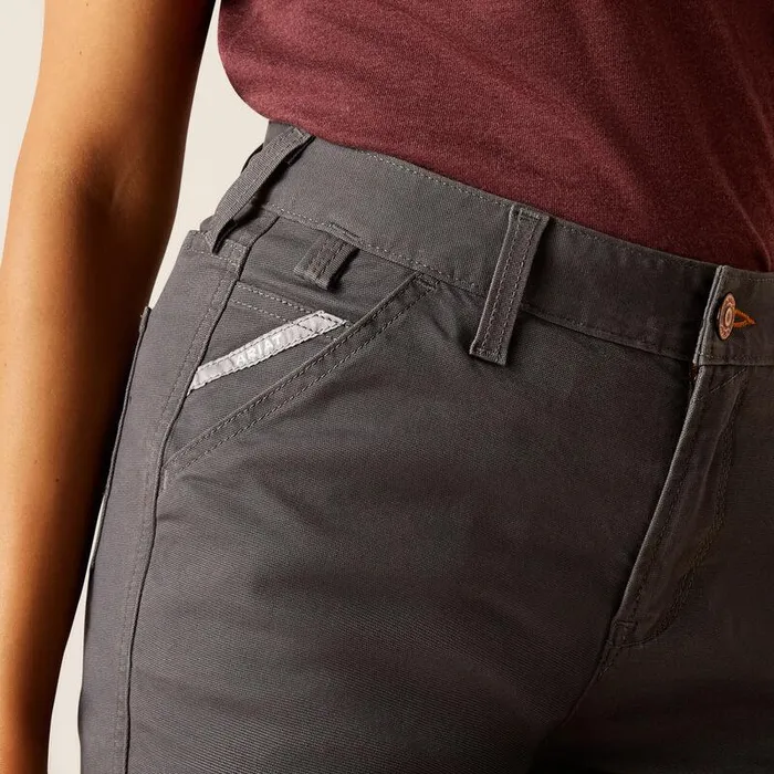 Women Pants and Shorts Ariat Rebar PR Made Tough 6quot Short Rebar Grey Women Pants and Shorts Ariat Rebar PR Made Tough 6quot Short Rebar Grey