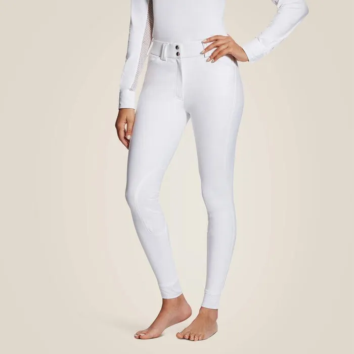 Women Pants and Shorts Ariat Tri Factor Grip Knee Patch Breech White
