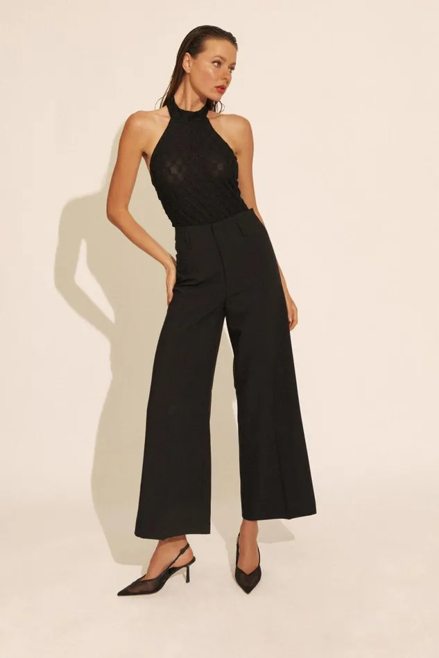 Women Pants Bardot Marla High Rise Pant In Black Black