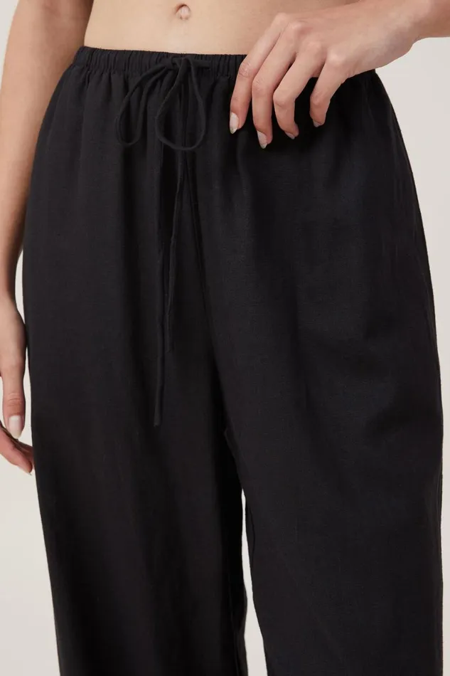 Women Pants Cotton On Haven Wide Leg Pant Black