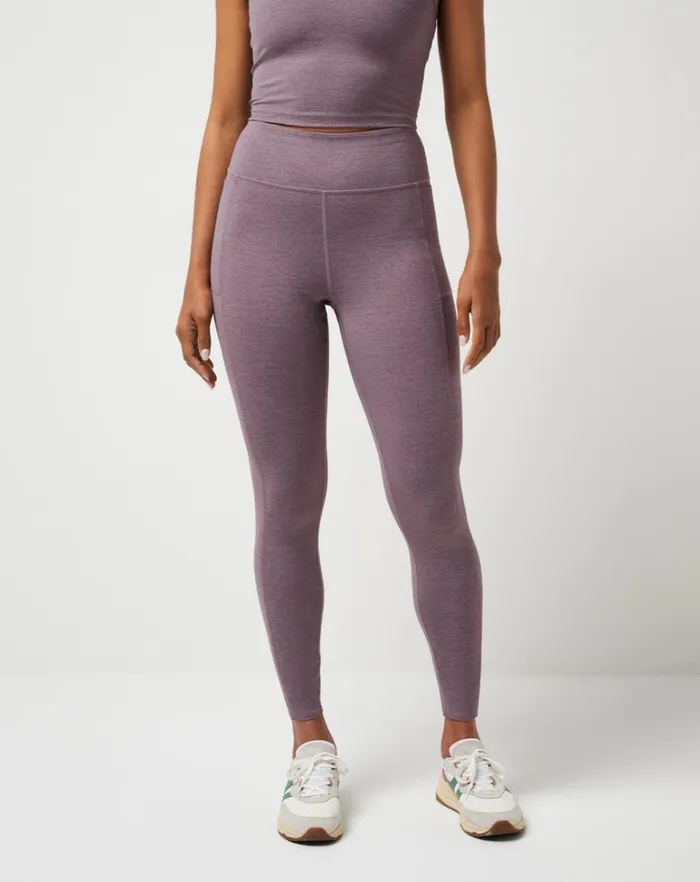 Women Pants TravisMathew WHERE IT COUNTS LEGGING Heather Moonscape
