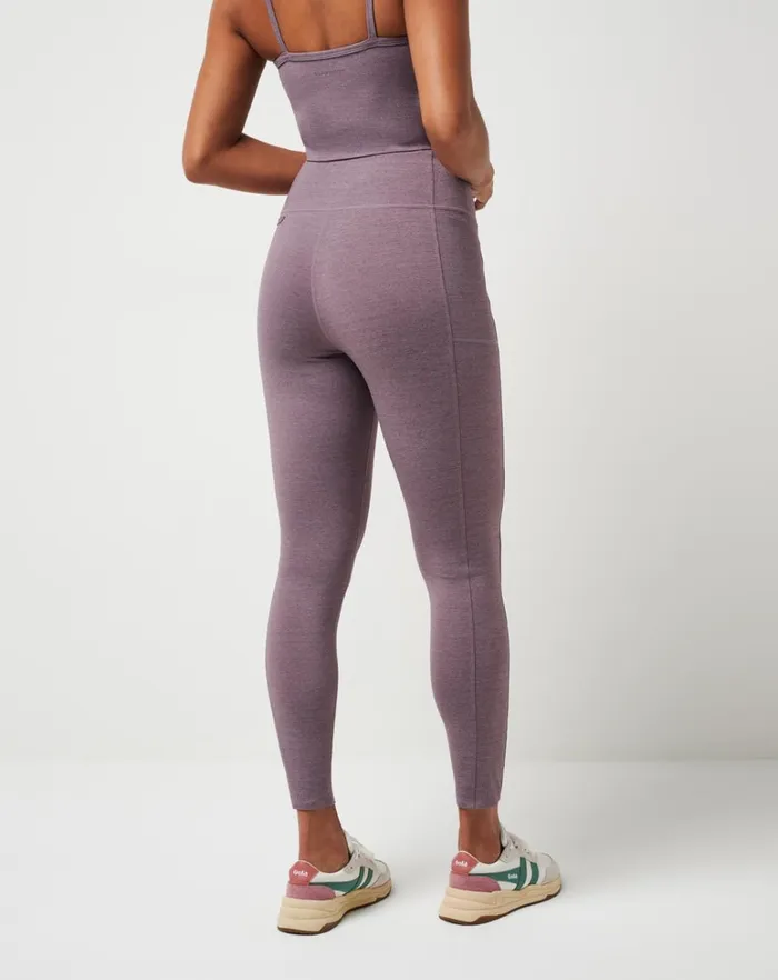 Women Pants TravisMathew WHERE IT COUNTS LEGGING Heather Moonscape
