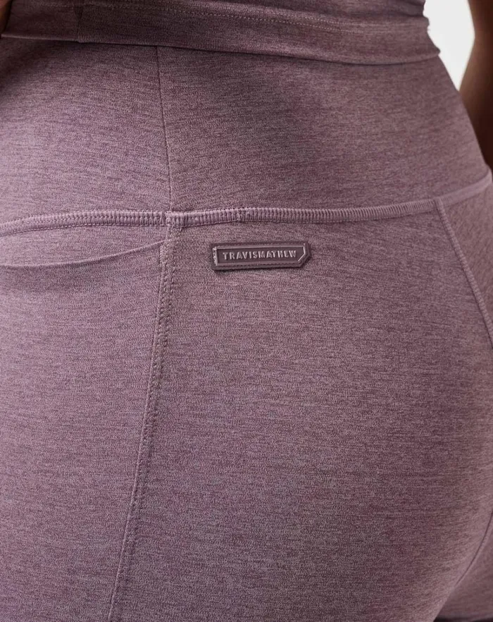 Women Pants TravisMathew WHERE IT COUNTS LEGGING Heather Moonscape