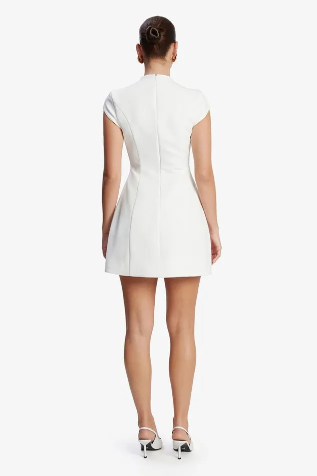 Women Party Dresses Bardot Delphi Hourglass Mini Dress In Orchid White Orchid White Women Party Dresses Bardot Delphi Hourglass Mini Dress In Orchid White Orchid White