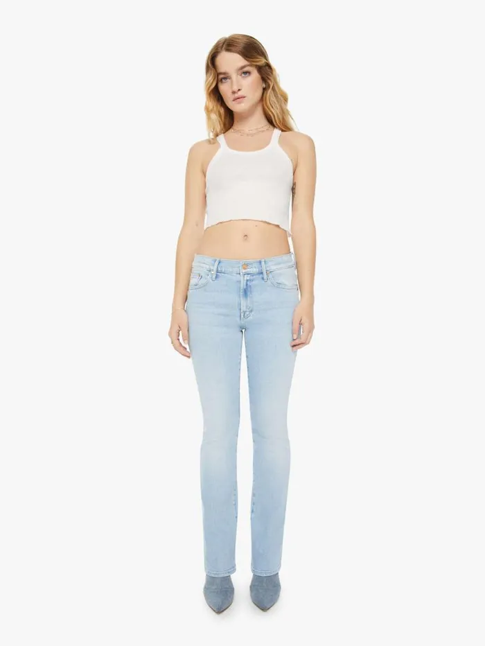 Women Petites Mother Denim PETITES The Lil039 Insider Sneak Blue