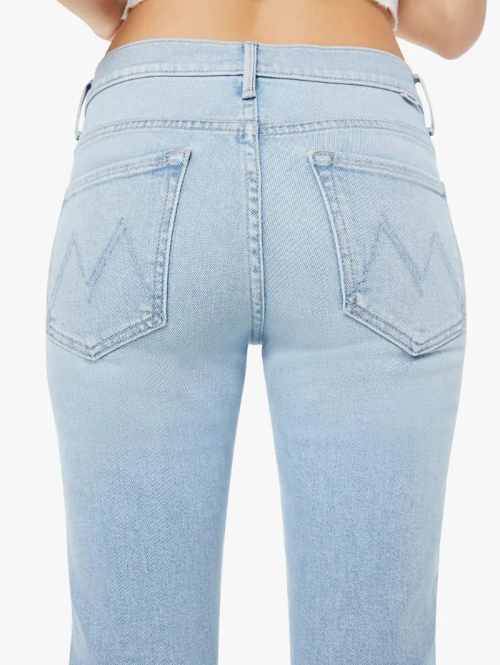 Women Petites Mother Denim PETITES The Lil039 Insider Sneak Blue