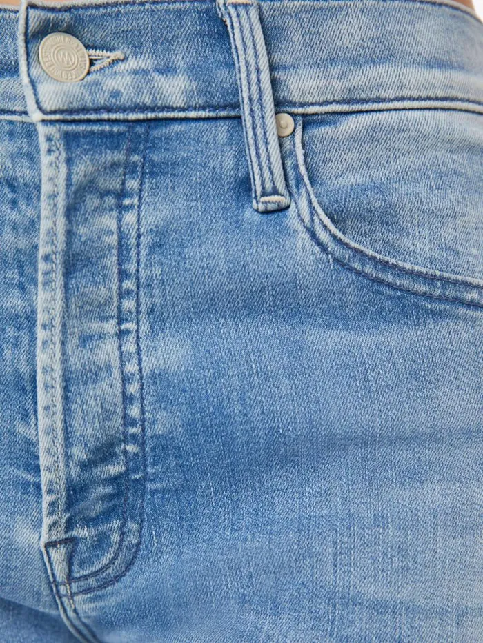 Women Petites Mother Denim PETITES The Lil039 Tomcat Skimp Blue