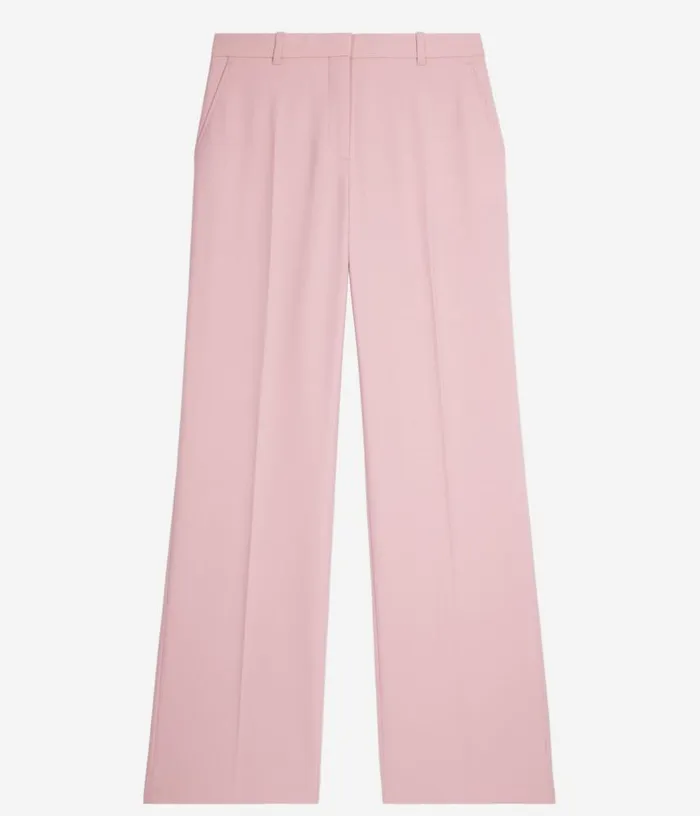 Women Pink Woolblend Suit Trousers THE KOOPLES Blazers and Suits