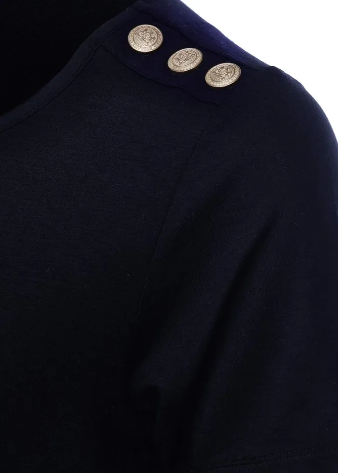 Women Relax Fit VNeck Tee Navy Holland Cooper Tops Women Relax Fit VNeck Tee Navy Holland Cooper Tops