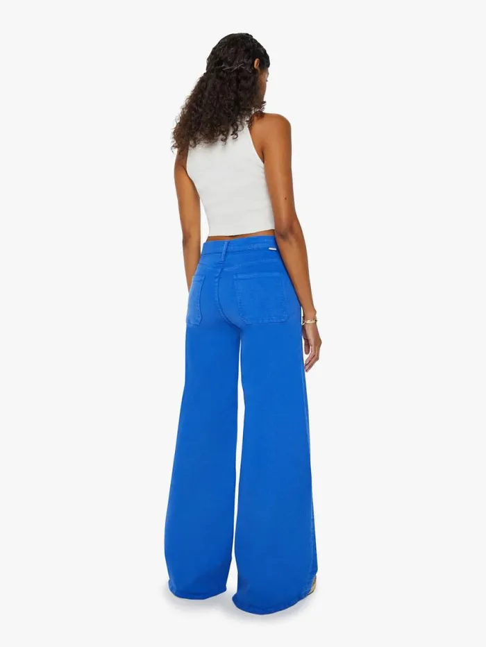 Women Relaxed Mother Denim The Patch Pocket Undercover Sneak Blue dark