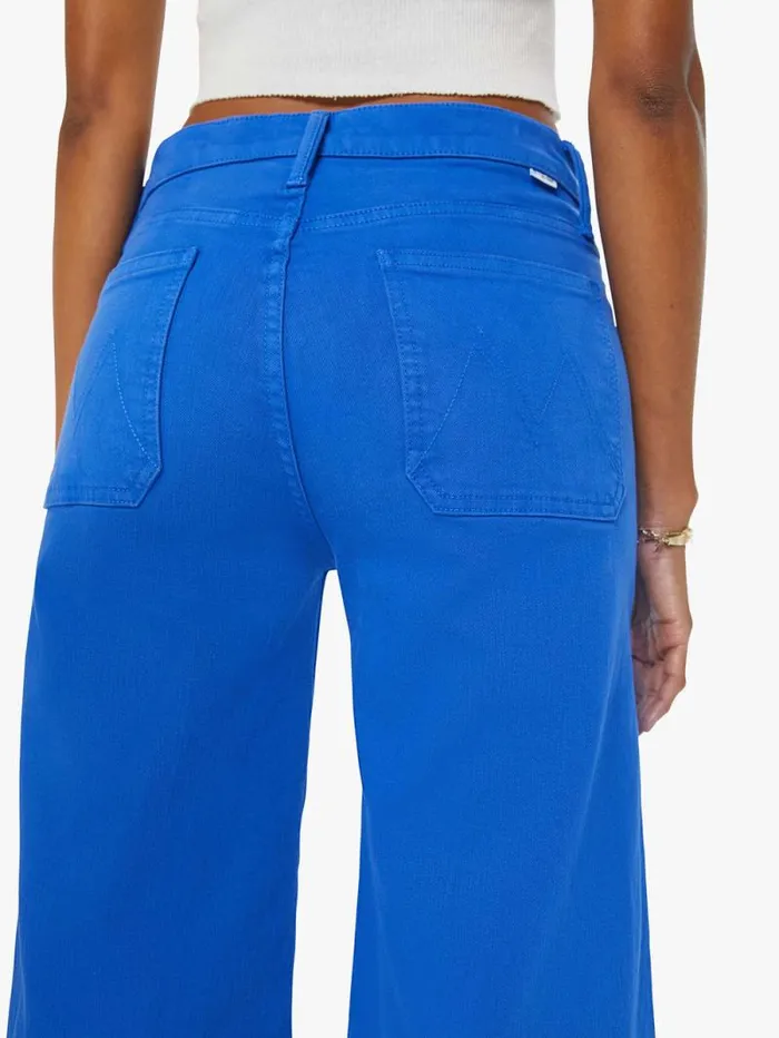 Women Relaxed Mother Denim The Patch Pocket Undercover Sneak Blue dark
