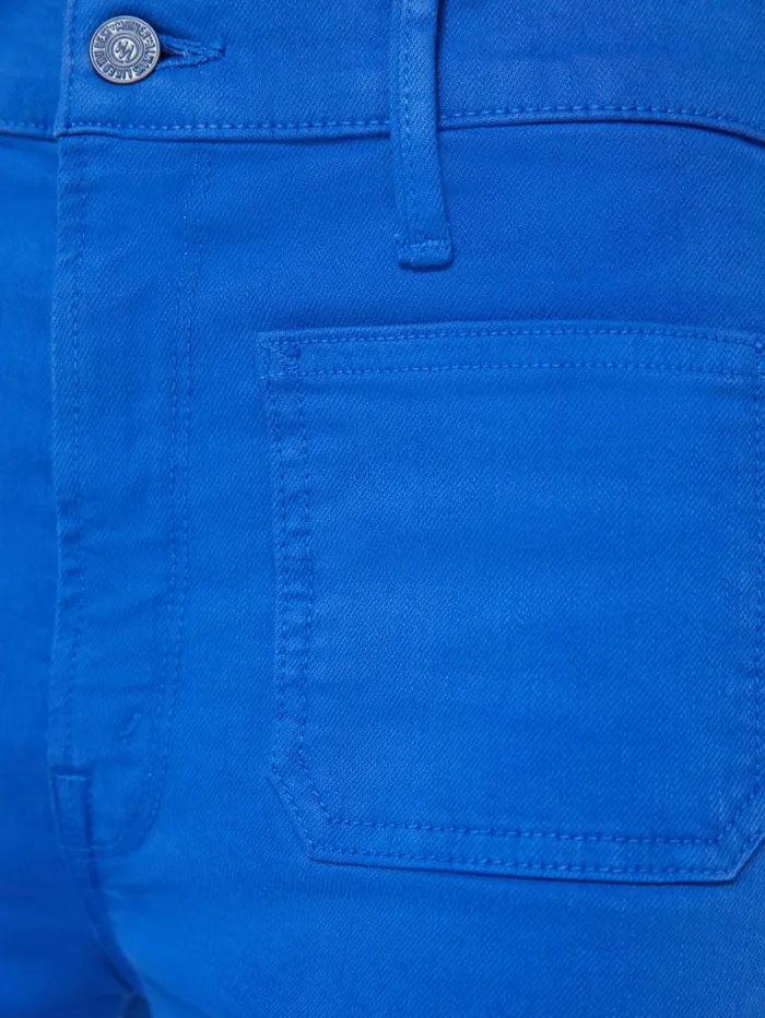 Women Relaxed Mother Denim The Patch Pocket Undercover Sneak Blue dark