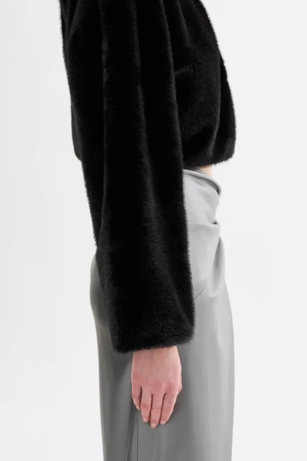 Women ROWDIE Faux Fur Jacket Black LAMARQUE Faux Fur Women ROWDIE Faux Fur Jacket Black LAMARQUE Faux Fur