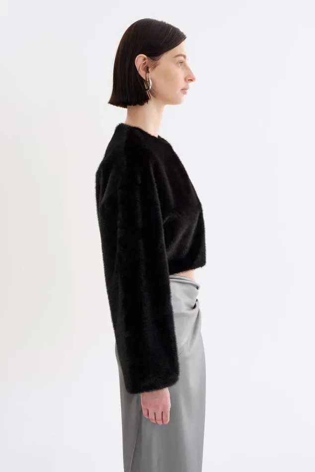 Women ROWDIE Faux Fur Jacket Black LAMARQUE Faux Fur Women ROWDIE Faux Fur Jacket Black LAMARQUE Faux Fur