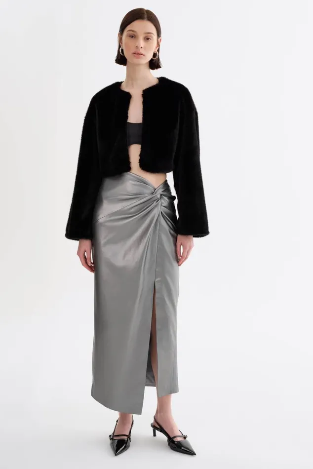 Women ROWDIE Faux Fur Jacket Black LAMARQUE Faux Fur Women ROWDIE Faux Fur Jacket Black LAMARQUE Faux Fur