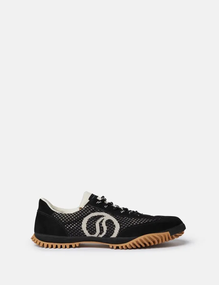 Women SWave Sport Mesh Paneled Sneakers Midnight Black Stella McCartney Sneakers