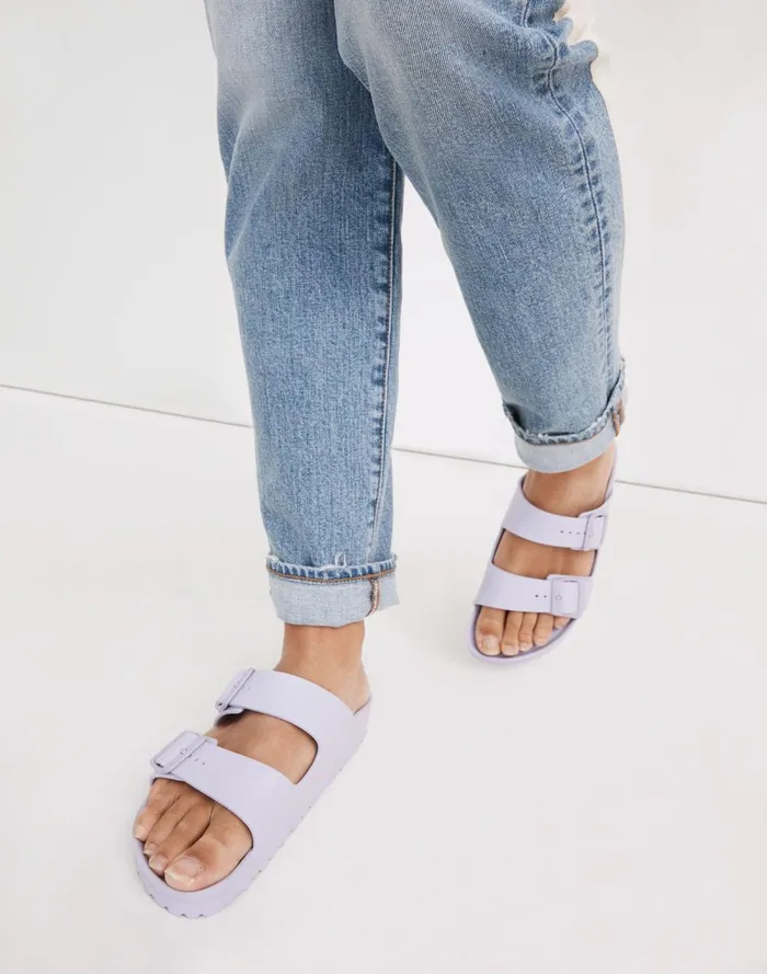 Women Sandals Madewell Birkenstock Arizona EVA Sandals Evapurple Fog