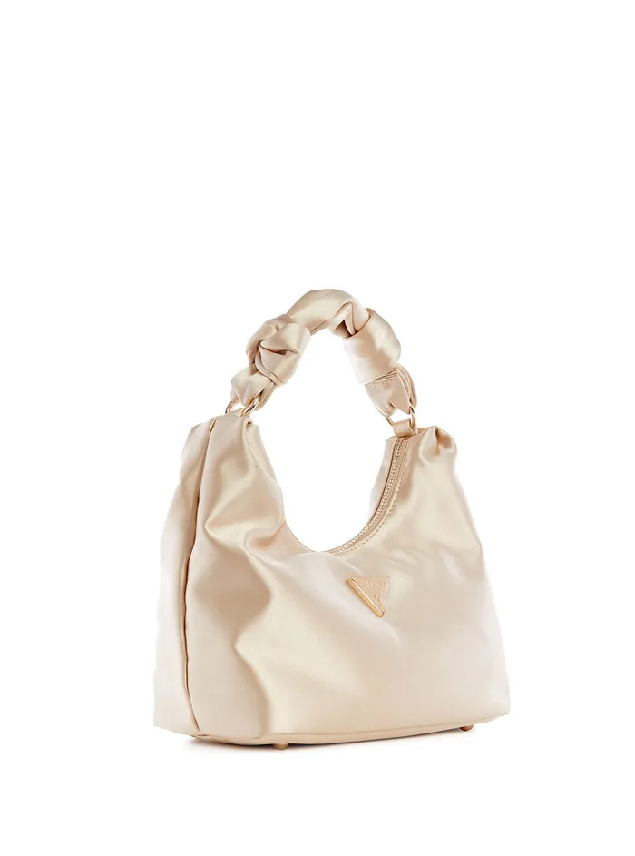 Women Satchel GUESS Gold Velina Hobo Bag Women Satchel GUESS Gold Velina Hobo Bag