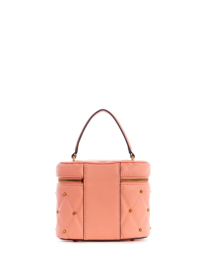 Women Satchel GUESS Orange Triana Cannister Crossbody Bag Women Satchel GUESS Orange Triana Cannister Crossbody Bag