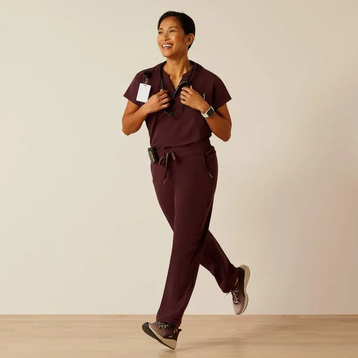 Women Scrubs Ariat Nightingale Stretch Utility Scrub Pant Winetasting