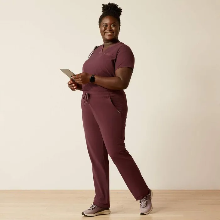 Women Scrubs Ariat Nightingale Stretch Utility Scrub Pant Winetasting