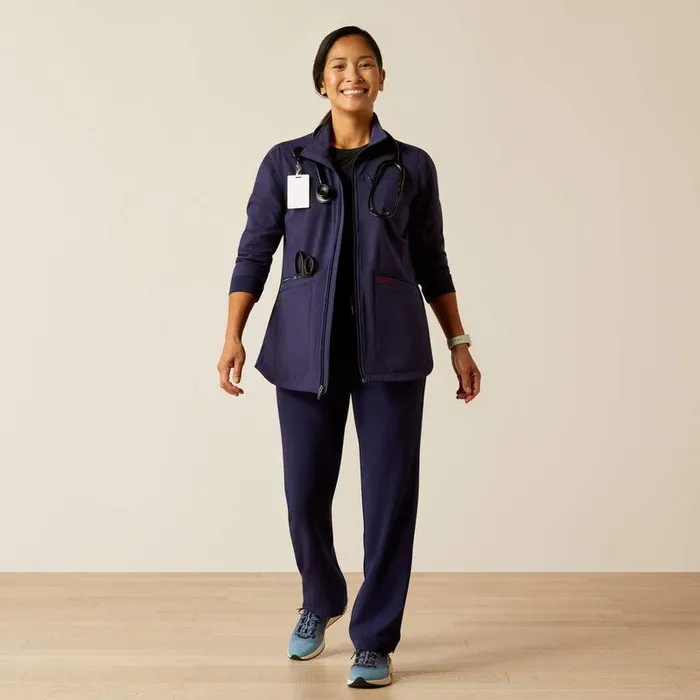 Women Scrubs Ariat Rosalyn Utility Scrub Jacket Navy Women Scrubs Ariat Rosalyn Utility Scrub Jacket Navy