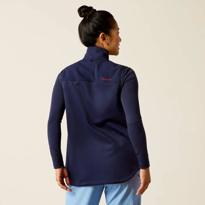 Women Scrubs Ariat Sina Fleece Scrub Vest Navy Women Scrubs Ariat Sina Fleece Scrub Vest Navy