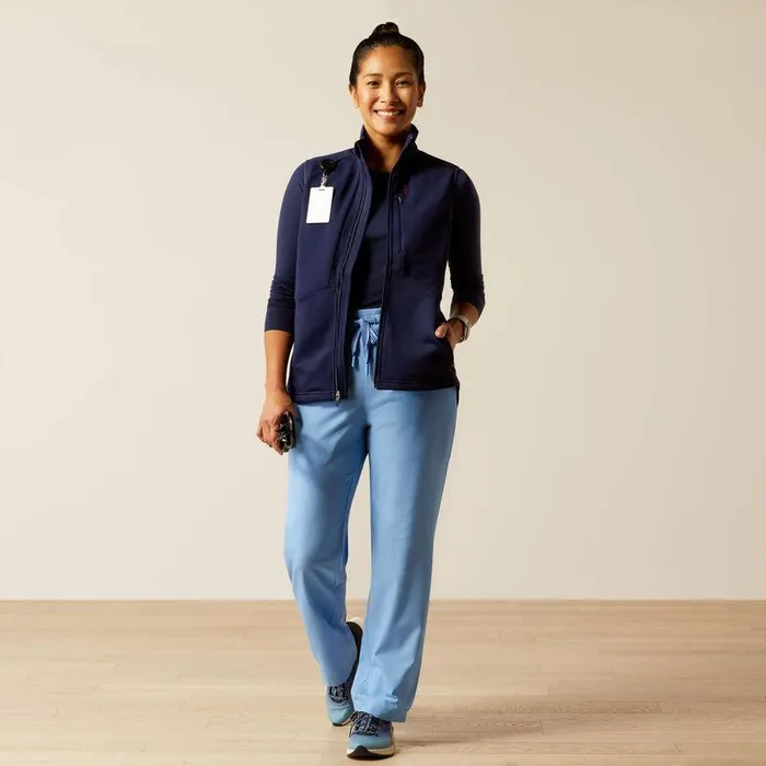Women Scrubs Ariat Sina Fleece Scrub Vest Navy Women Scrubs Ariat Sina Fleece Scrub Vest Navy