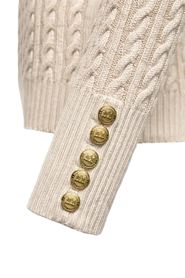 Women Seattle Cable Crew Knit Oatmeal Holland Cooper Knitwear Women Seattle Cable Crew Knit Oatmeal Holland Cooper Knitwear